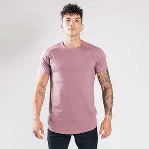 Nouvel été personnalisé Logo impression vêtements pour hommes populaire T-shirt coton col rond tricoté printemps T-Shirts hommes - Product Image 3