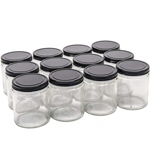 Bocaux rondes en verre transparent peint, pièces, <span class=keywords><strong>4</strong></span> oz, pour la fabrication de bougies - Product Image 5