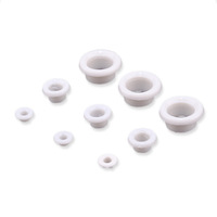 Œillets/œillets de rideau en plastique noir personnalisés certifiés, diamètre intérieur 33 mm, 25 mm