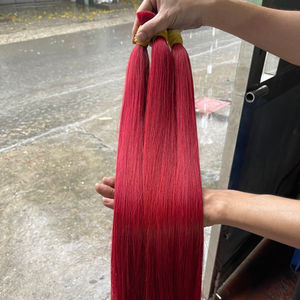 Cheveux roulement tibétains en vrac, colorés, 100%, cheveux bruts, Double Drawn, vente en gros - Product Image 4