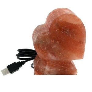 Meilleure qualité Belle forme de coeur Double forme Lampe au sel Artisanat naturel par Sian Enterprises avec emballage - Product Image 1