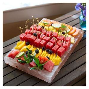 Plato de cocina de sal del Himalaya estilo Feng Shui de Sian Enterprises, losa tallada para asar artesanías naturales - Product Image 5