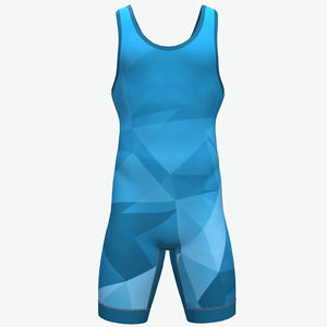 Combinaison de lutte unisexe de qualité supérieure, uniforme d'entraînement de gym, impression de logo personnalisée, gel de silicone extensible, Power Lift 100% - Product Image 2