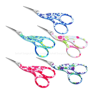 Belle couleur enduit broderie ciseaux cigogne - Product Image 1