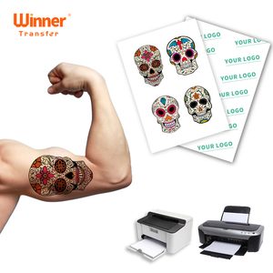 Winner <span class=keywords><strong>Transfer</strong></span> paquete de 100 hojas de papel de calcomanía de tatuaje <span class=keywords><strong>temporal</strong></span> para personalizado - Product Image 1