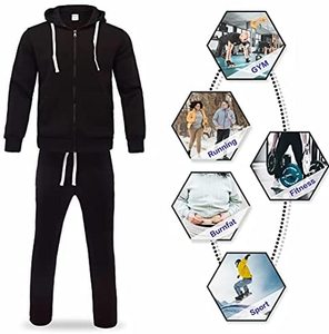 ชุดวอร์มมีฮู้ดแบบหูรูดหนาของผู้ชาย,ชุดวอร์มแบบสวมศีรษะสำหรับฤดูใบไม้ร่วงลำลองหนาสองชิ้นปี2022 - Product Image 3