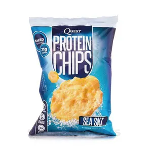 Baskı aperatif gıda torbaları ambalaj protein cips