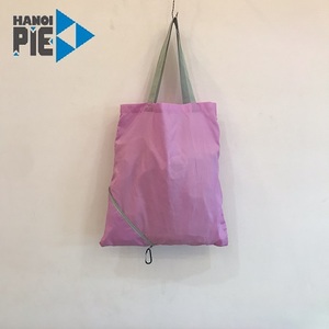 HanoiPie Sac à provisions en polyester pliable écologique personnalisé Emballage promotionnel - Product Image 3