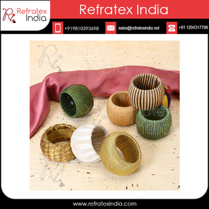 Servilleteros redondos hechos a mano artículos decorativos, mesa decorativa, nuevo aspecto, precio bajo y la mejor calidad - Product Image 5