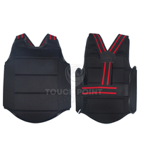 2021 unisexe en acier de haute qualité karaté poitrine garde 4cm entraînement corps garde Judo Jiu-Jitsu Kendo Taekwondo universel gants martiaux