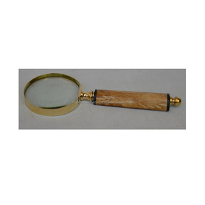 Hot Selling Antique Embossed Design Handle Magnifying <b>Glass</b> Easy to Carry Handheld Magnifier for Home Office and School Usage - Product Image 6