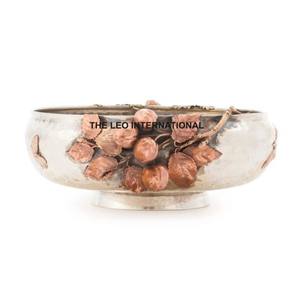 Bol décoratif en métal et aluminium plaqué or lot de 2 bols japonais en céramique pour table à manger et snacks - Product Image 2