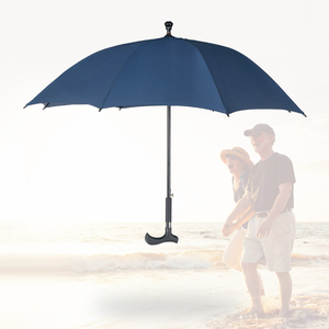 Spécial soleil pluie anti-dérapant d'aide à la marche main béquille <span class=keywords><strong>canne</strong></span> bâton <span class=keywords><strong>parapluie</strong></span> droit pour aîné - Product Image 5