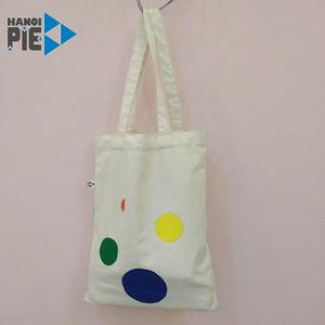 Sacs de course réutilisables en coton vietnamien, canevas pour shopping, cadeaux personnalisés, sac d'épicerie, recyclage, 100% - Product Image 3