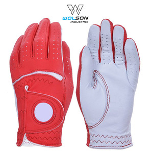 Gants de golf personnalisés de haute qualité en cuir Cabretta Fabricant de logo personnalisé Usine Gants de golf à main Gants de golf en cuir Cabretta. - Product Image 4