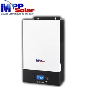MPP Solar inverter 5000w 48v 230v PV input 145v 80A MPPT solar charger ac charger 60A zero Transfer time pure sine wave
