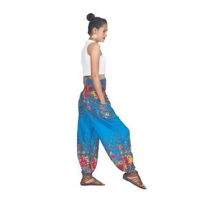 Napat ropa Floral real 10 mujeres pantalones harem azul PP0004 020010 02 listo para nave - Product Image 2