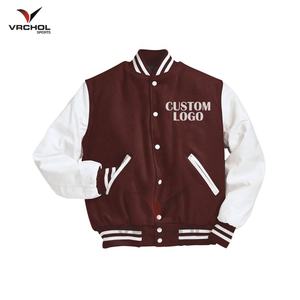 Chaqueta Varsity Personalizada de Invierno, Talla Grande, Transpirable, de Lana/Poliéster, al Por Mayor - Product Image 3
