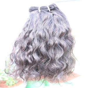 Extensiones de cabello indio ondulado, 100% humano, cabello virgen indio sin procesar, cutícula, mechones de cabello natural, precio al por mayor - Product Image 6