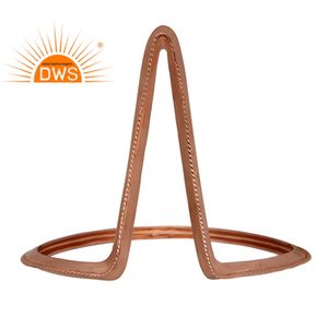 Designer Sterling Silver Handmade Jewelry Manufacturer <b>Rose</b> <b>Gold</b> Plated Classic <b>Bangle</b> Jewelry Wholesaler - Product Image 1