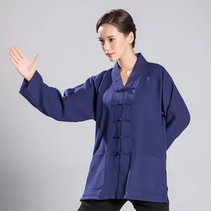 Wholesale Custom Made high quality kung fu uniform/New Wing Chun Uniform for Men/OEM traditional shaolin kung fu tai chi uniform - Product Image 5