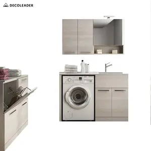 <span class=keywords><strong>Mueble</strong></span> para lavadero con espejo y nicho para <span class=keywords><strong>lavadora</strong></span>, Económico - Product Image 1