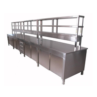 Table de travail de laboratoire contemporaine en acier inoxydable Xunling Lab, évier avec poignée en acier inoxydable 304 pour hôpital et atelier