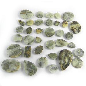 Piedra preciosa de pirita de marcasita de oro, 35 unidades, 100 gms, forma mixta, cabujón, venta al por mayor - Product Image 3