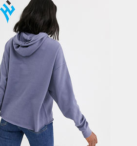 Custom 100%Cotton Hot Sale <b>Light</b> Purple Hoodie Soft Fabric Women Hoodie Customized Packing For Women Hoodie - Product Image 3