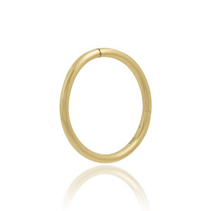 Pin de nariz simple, PIN liso de Plata de Ley 925 chapado en oro para damas y niñas - Product Image 2