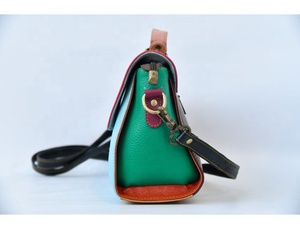 New Handcrafted Genuine Recycled Leather <b>Sling</b> <b>Bags</b> Stylish Women Animal Print Leather Crossbody <b>Bag</b> Casual Multicolor <b>Bag</b> - Product Image 6