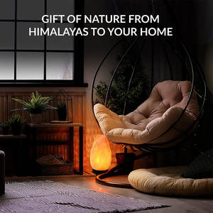 Lampe led salière himayen en fer sculpté à la main, cristal naturel en pierre de sel, luminaire décoratif d'intérieur - Product Image 6