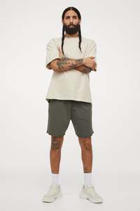 Pantalones cortos de poliéster y LICRA para hombre, ropa informal de playa de 5 pulgadas, color caqui, de verano - Product Image 2