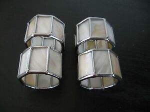 100% Natural Mother of Pearl <b>Napkin</b> Holder Wedding <b>Party</b> and Dinner Table <b>Napkin</b> Rings & Accessories Wholesale - Product Image 3