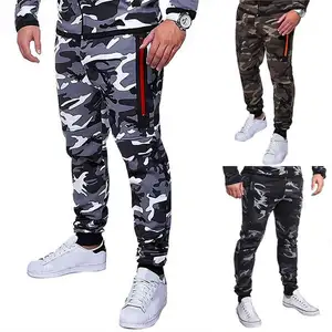 Benutzer definierte OEM Unisex Camouflage Jogging hose Cargo hose Sport bekleidung Jogging hose Waden lange Hose Camo Girl Lady Women