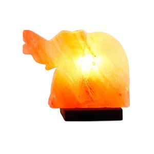 Lámpara de sal de elefante del Himalaya para purificar el aire de la habitación, rosa, hecha a mano, con los mejores beneficios para la salud, empresa Sian - Product Image 1