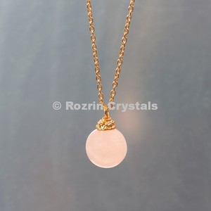 สร้อยคอลูกบอลโรสควอตซ์ - Product Image 1