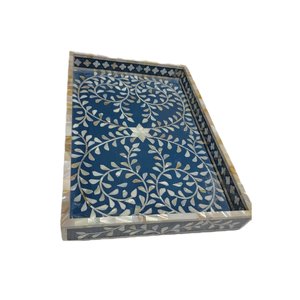 Vente en gros de plateau personnalisé en nacre plateau de service décoratif pour petit-déjeuner public cible entreprises particuliers à la recherche de Ramad unique - Product Image 2