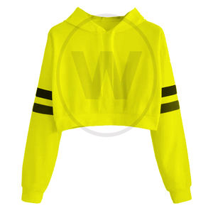 Conjunto de Sudadera corta con capucha y top corto, venta al por mayor - Product Image 1