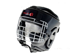 Оптовая продажа, профессиональная защита для головы бокса, съемный гриль для лица, удобная прочная кожа, низкая цена, полное защитное снаряжение - Product Image 2