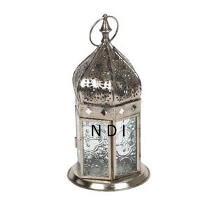 Vela colgante Vintage de diseño marroquí, Vela decorativa grabada a mano, linterna de Metal para bodas y fiestas de Navidad - Product Image 1