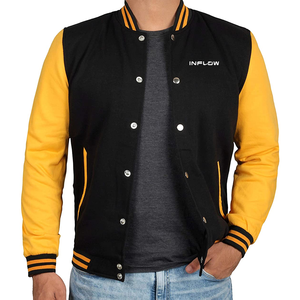 Vestes versity Nouveau design personnalisé Vestes en tissu à manches longues pour hommes à vendre - Product Image 4