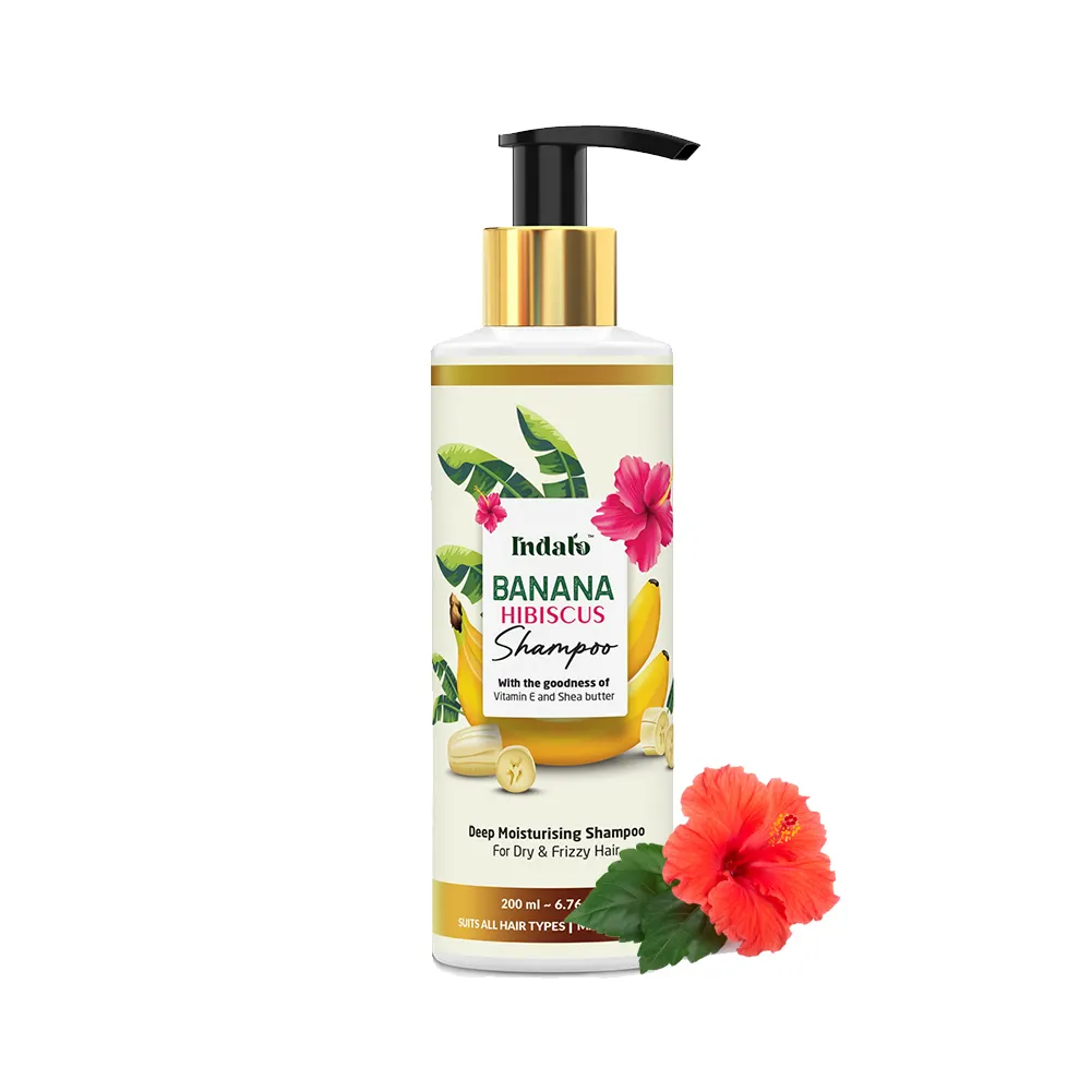 Indalo Topkwaliteit Hibiscus Banaan Haar Shampoo Best Verkopende Producten Oem Private Label Shampoo Fabrikant