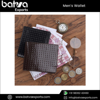 Dompet Lipat Pria Kulit Asli Lapisan Katun Berkualitas Premium Anti RFID Koleksi Terbaru Muat 8 Kartu