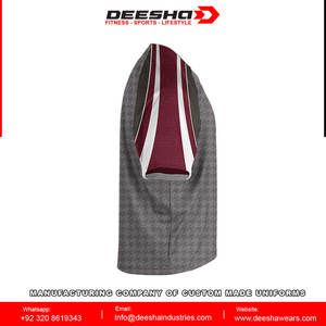 Camisetas de Hockey sobre Césped y Lacrosse para Adultos, Sublimadas, de Poliéster Transpirable, de Secado Rápido, Reversibles, Impermeables, Antibacterianas, Estampadas - Product Image 5