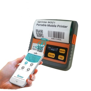 Máy In Hóa Đơn Nhiệt Di Động <span class=keywords><strong>Mini</strong></span> 3 Inch Máy In Nhãn Cầm Tay 80Mm Không Dây IOS / <span class=keywords><strong>Android</strong></span> - Product Image 1