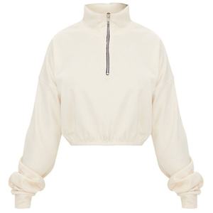 Hoodies décontractés sur mesure de haute qualité pour femmes, en tissu tricoté, avec logo frontal, à prix abordable, très demandés pour le printemps - Product Image 1
