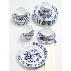 Vaisselle en céramique bleue et blanche, vaisselle <span class=keywords><strong>traditionnelle</strong></span> en porcelaine polie, <span class=keywords><strong>assiette</strong></span> à dîner - Product Image 4
