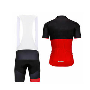 Traje de ciclismo personalizado por sublimación para hombre, conjunto de uniforme de Ciclismo de alta calidad, OEM, venta al por mayor - Product Image 2