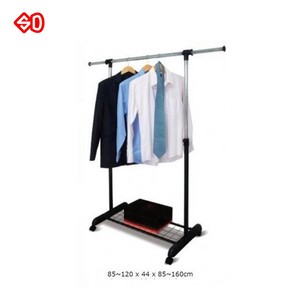 steel tube single cloth display rack garment rack - Product Image 1